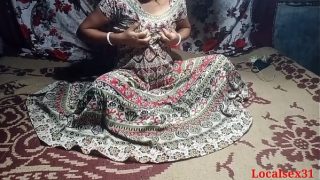 Busty Indian wife fucked hard in bedroom with ex bf