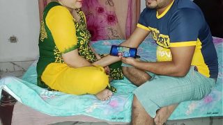 Indian Bhabhi Hardcore sex with Her Boy Friend With Clear hindi Audio Video