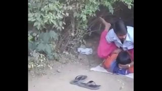 .horny Desi couple outdoor sex fun Video