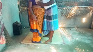 Marathi village house maid standing pose fucking fat pussy by boss Video